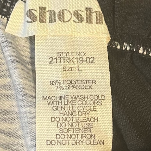 SHOSHO I where I can white spliced joggers
Size large - Picture 4 of 8